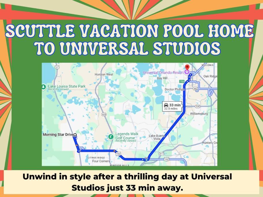Scuttle Vacation Pool Home Wspa Orlando Extérieur photo
